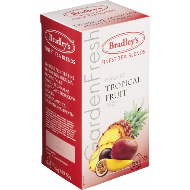 Bradley's Garden Fresh Tropical Fruit 25 stk. (tebreve)