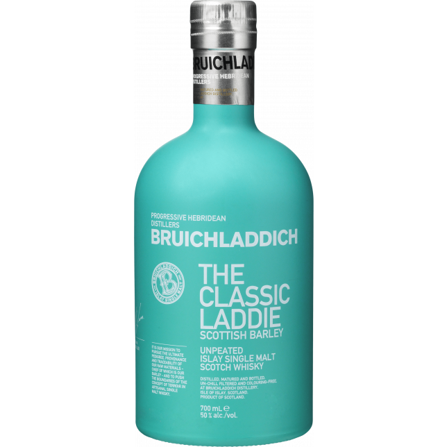 Bruichladdich The Classic Laddie Scottish Barley Islay Single Malt Scotch Whisky 50% 70 cl. (Gaveæske)
