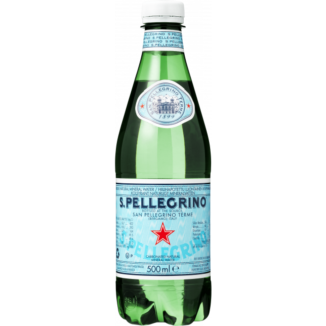 San Pellegrino Sparkling 24x50 cl. (PET-flaske)