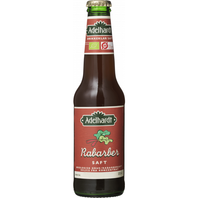 Adelhardt Rabarber Saft ØKO 24x27,5 cl. (flaske)