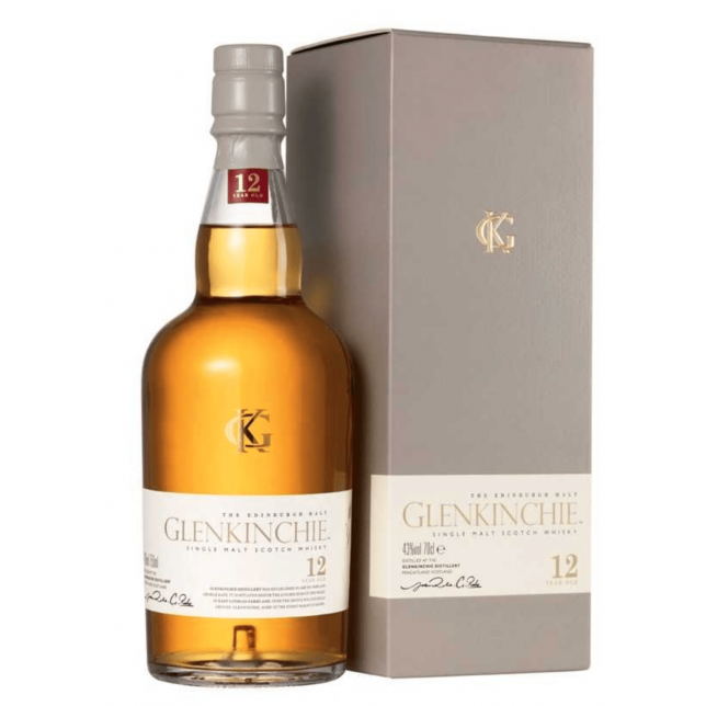 Glenkinchie 12 års Single Malt Scotch Whisky 43% 70 cl. (Gaveæske)